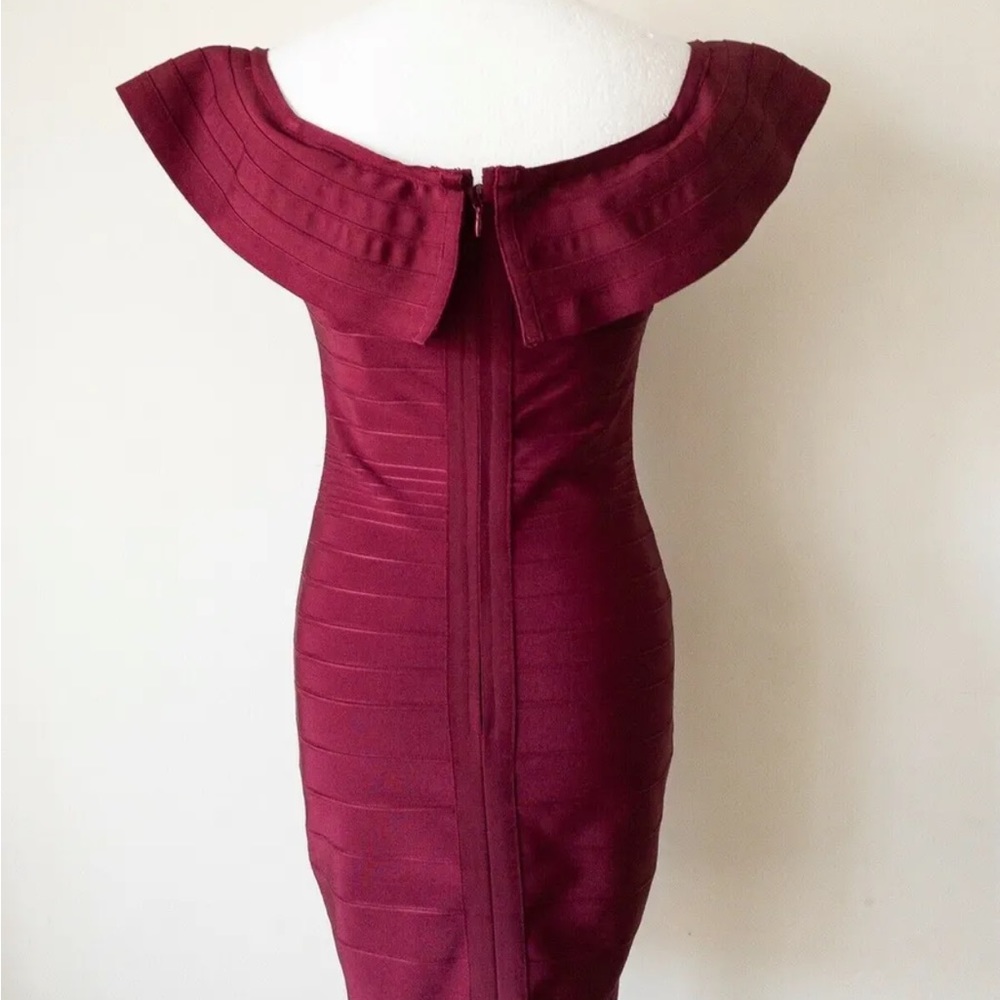 WOW Couture Bandage Off Shoulder Dress 12 - Picture 3 of 3